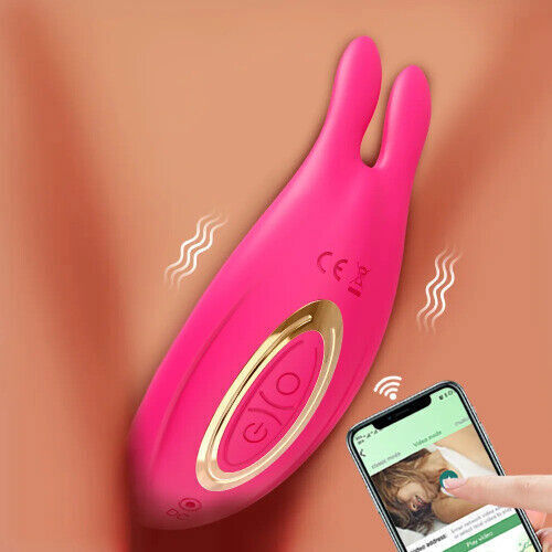 Thrusting Bluetooth Vibrator for Women • Rotating Telescopic Dildo • Remote Control • G Spot Massage Clitoris Stimulator