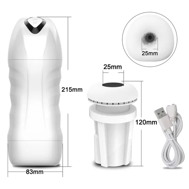 Automatic Sucking Male Mastubator Blowjob Masturbation Equipment Machine Sex Toys Adult Goods for Men Man Masturbators Cup